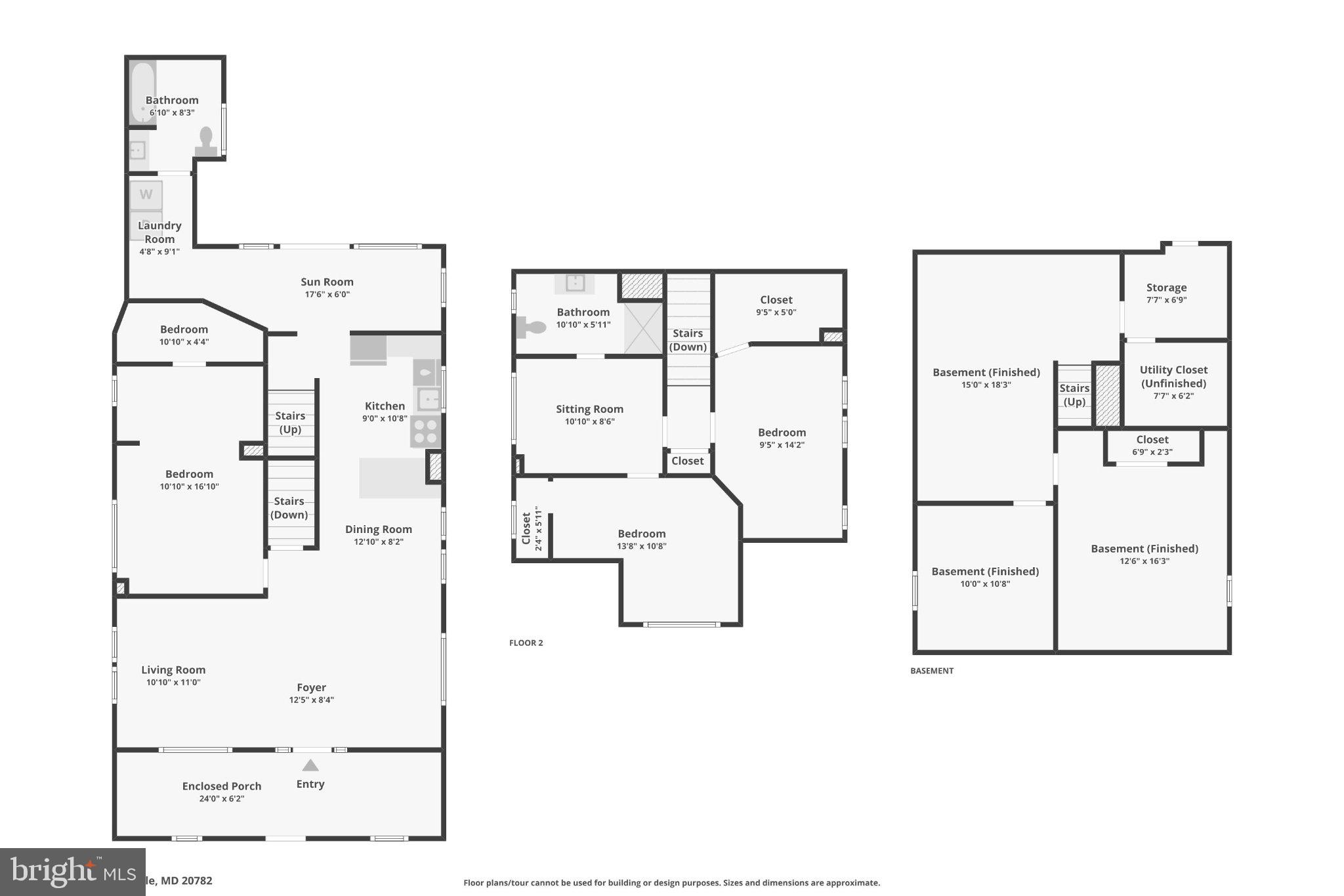 5705 Ager Road Hyattsville, MD 20782 - Photo 59 of 59 Combined Floor Plan