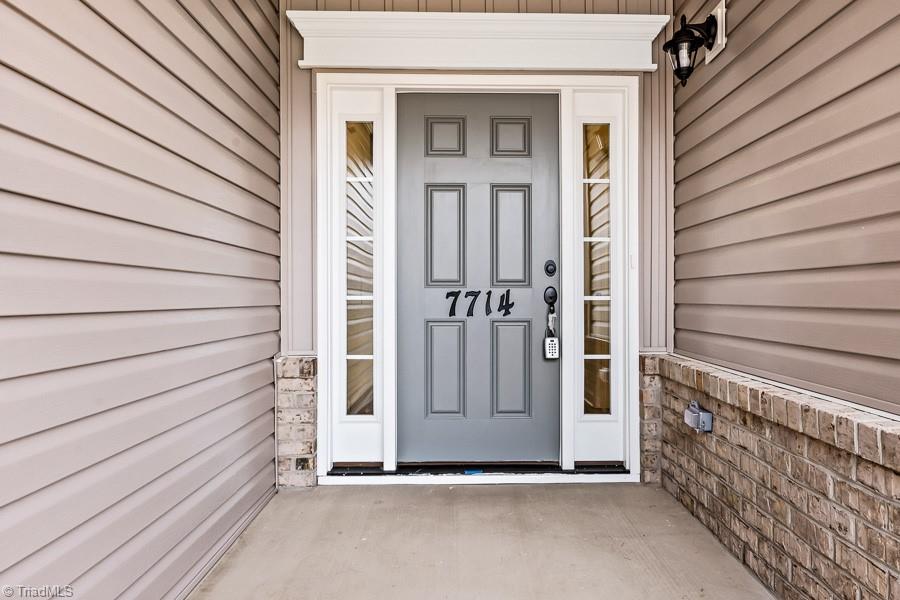7714 Sedgewick Ridge Road Lewisville, NC 27023 - Photo 5 of 43 Love the Front Door Color + Black Accents