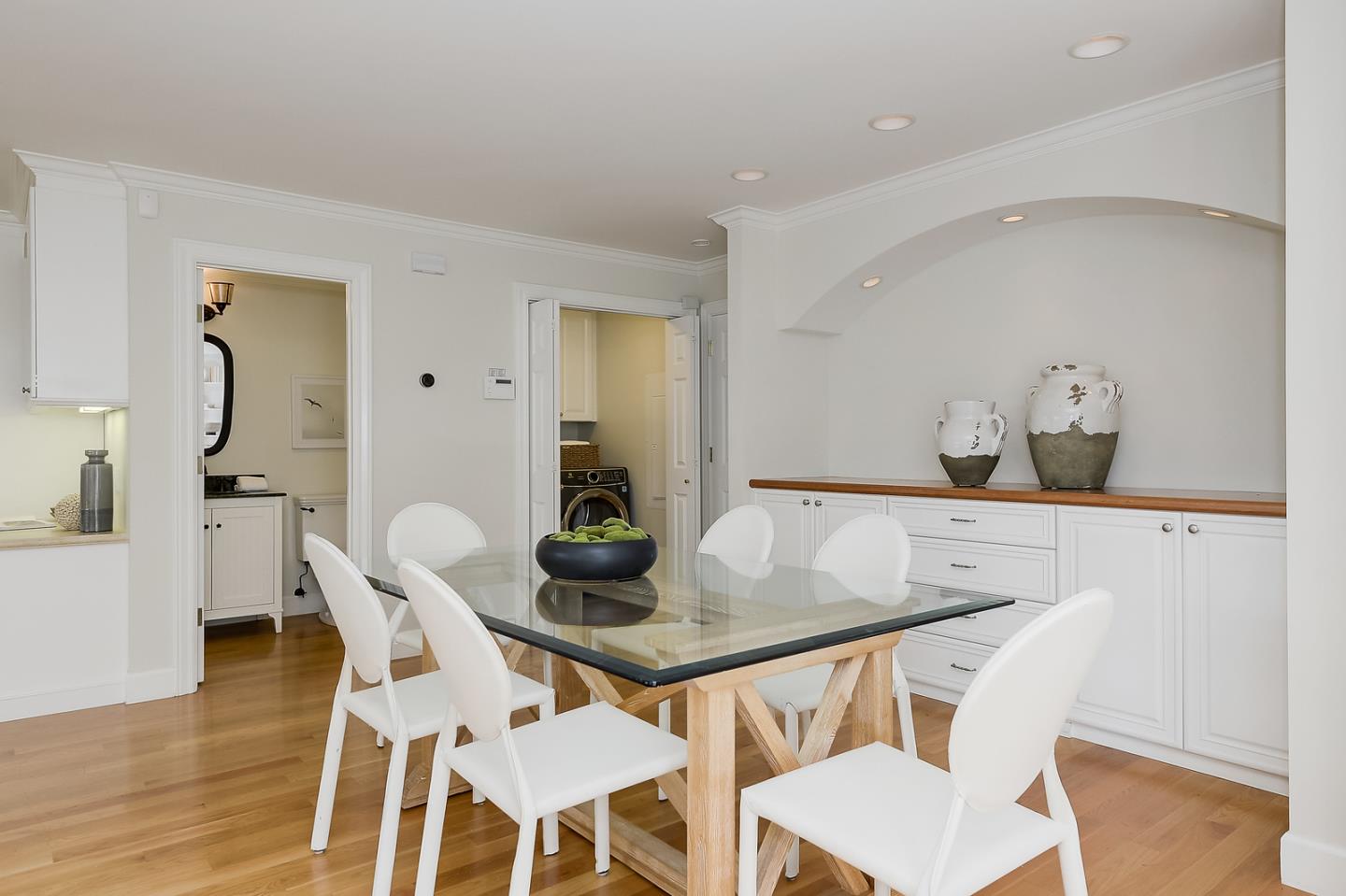 277 Delphi Circle Los Altos, CA 94022 - Photo 12 of 28 a view of a dining room with furniture and wooden floor