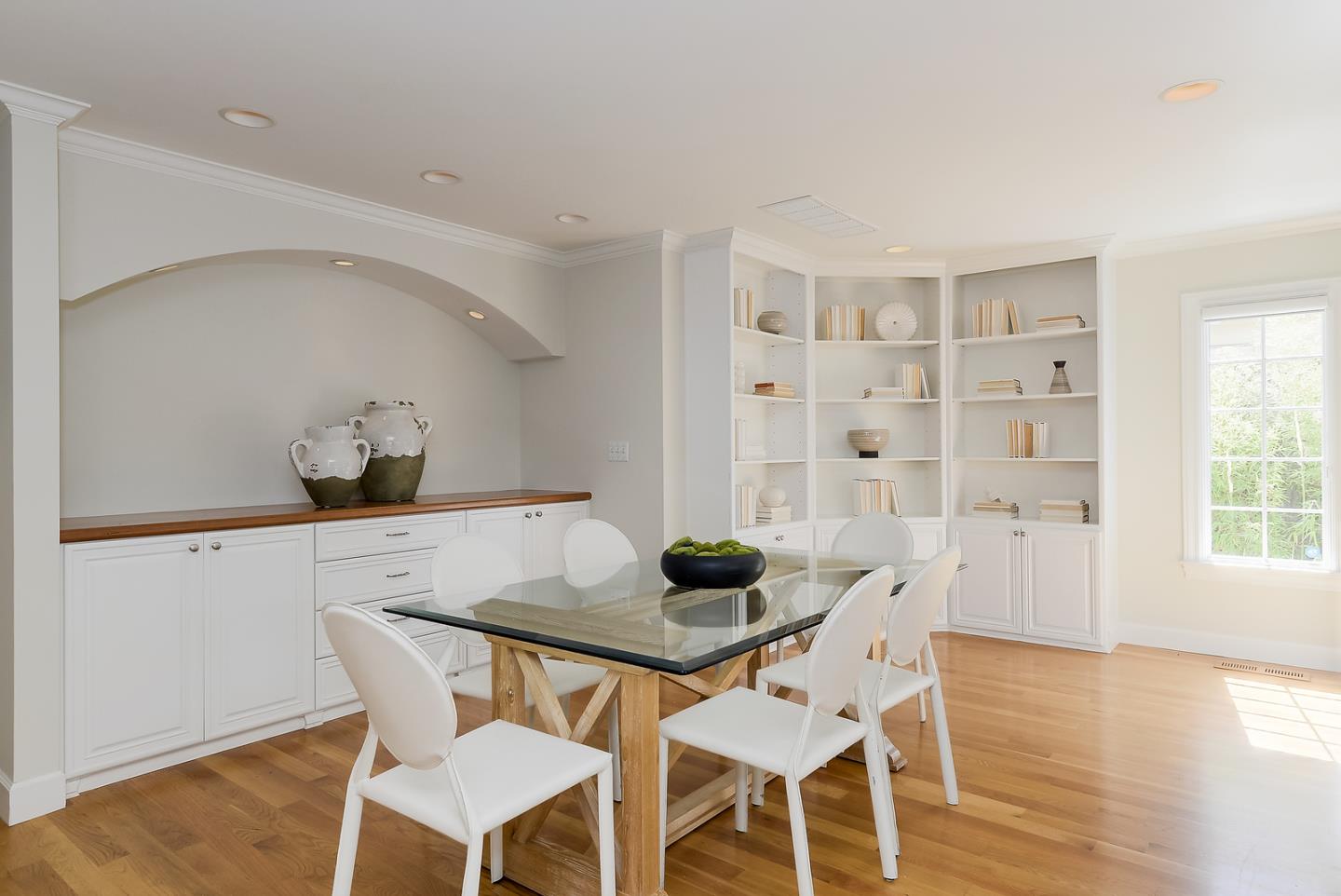 277 Delphi Circle Los Altos, CA 94022 - Photo 13 of 28 a view of a dining room with furniture and wooden floor