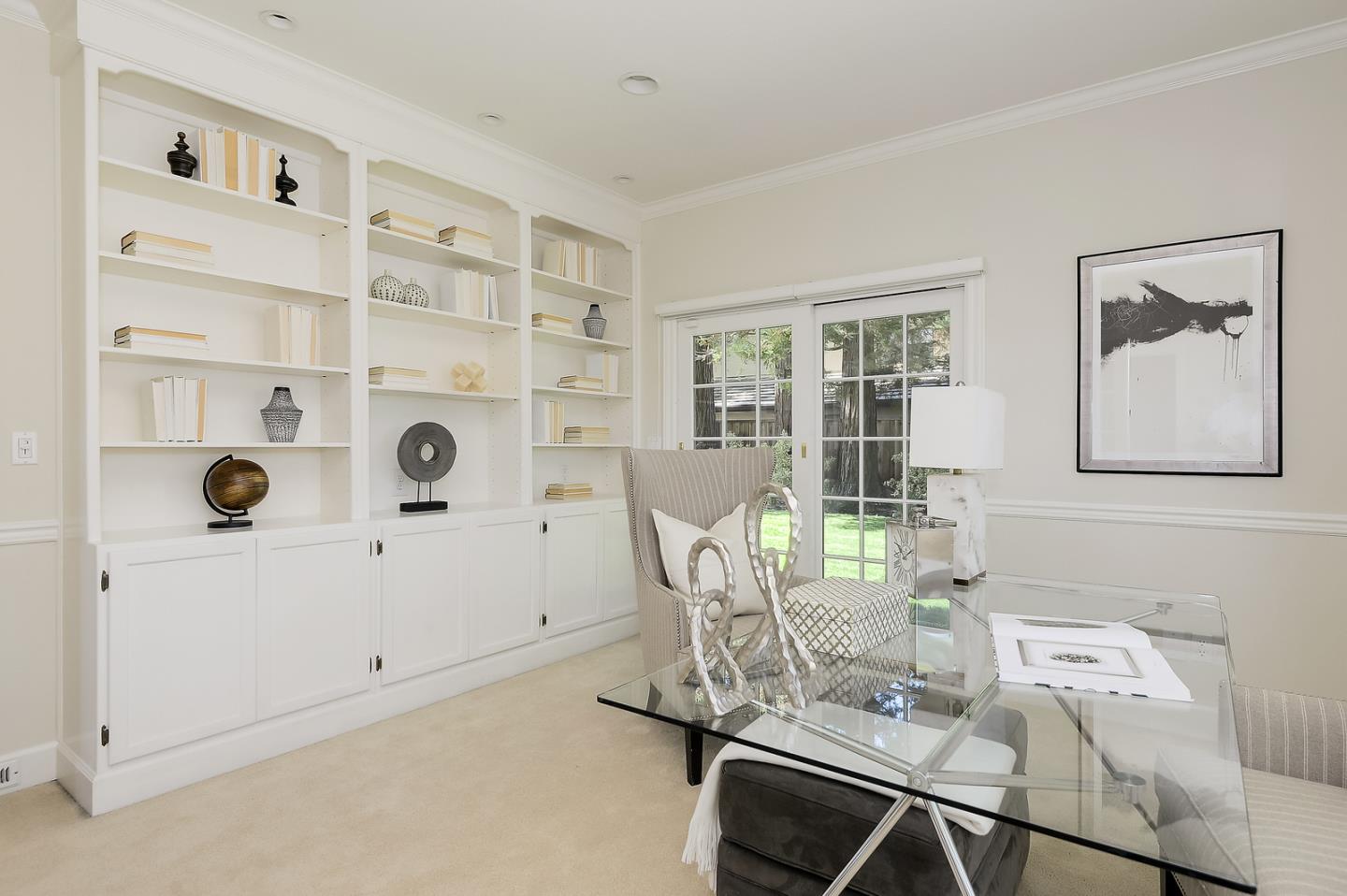 277 Delphi Circle Los Altos, CA 94022 - Photo 16 of 28 a view of a livingroom with furniture and bookshelf