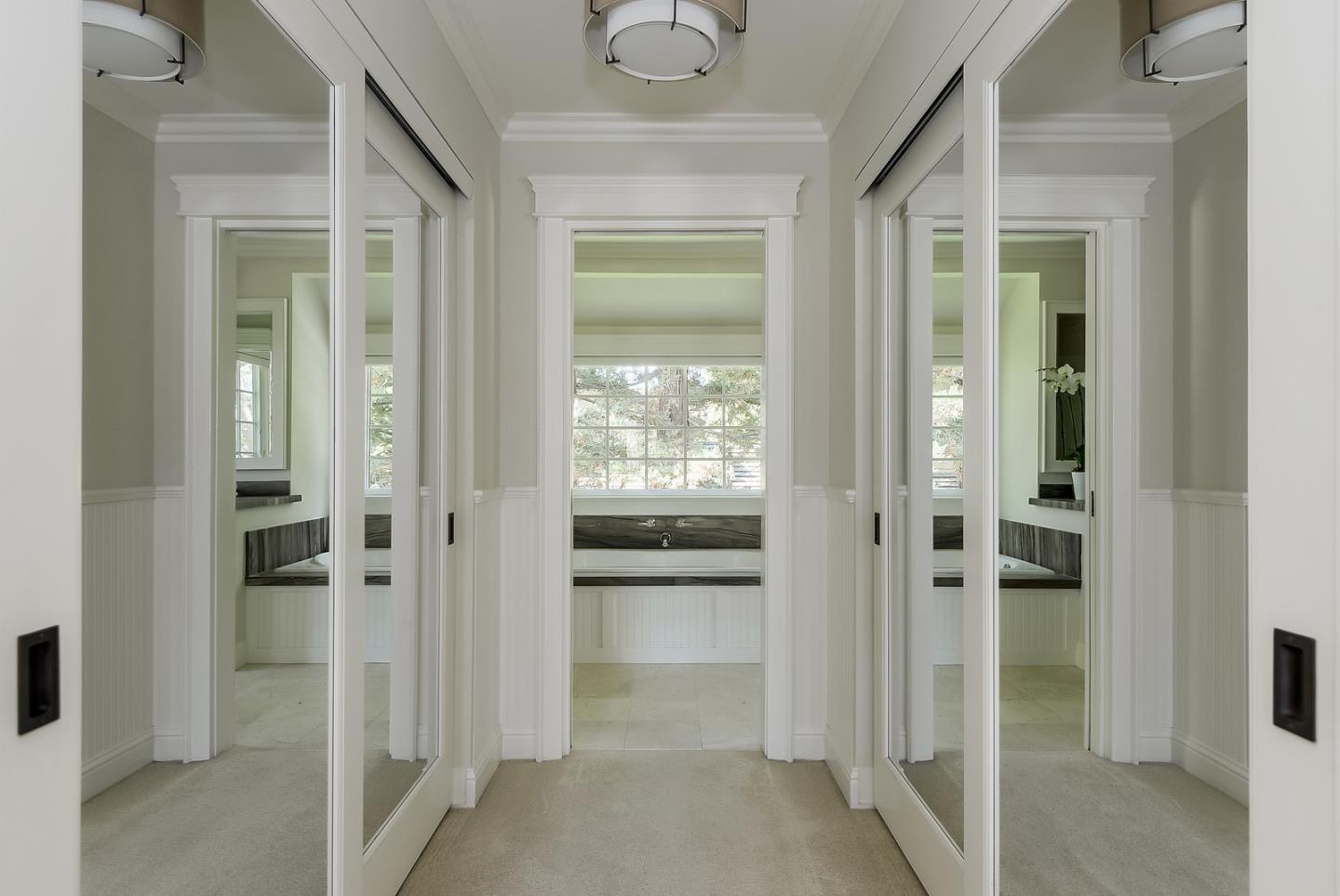 277 Delphi Circle Los Altos, CA 94022 - Photo 21 of 28 view of a bathroom with tub and windows