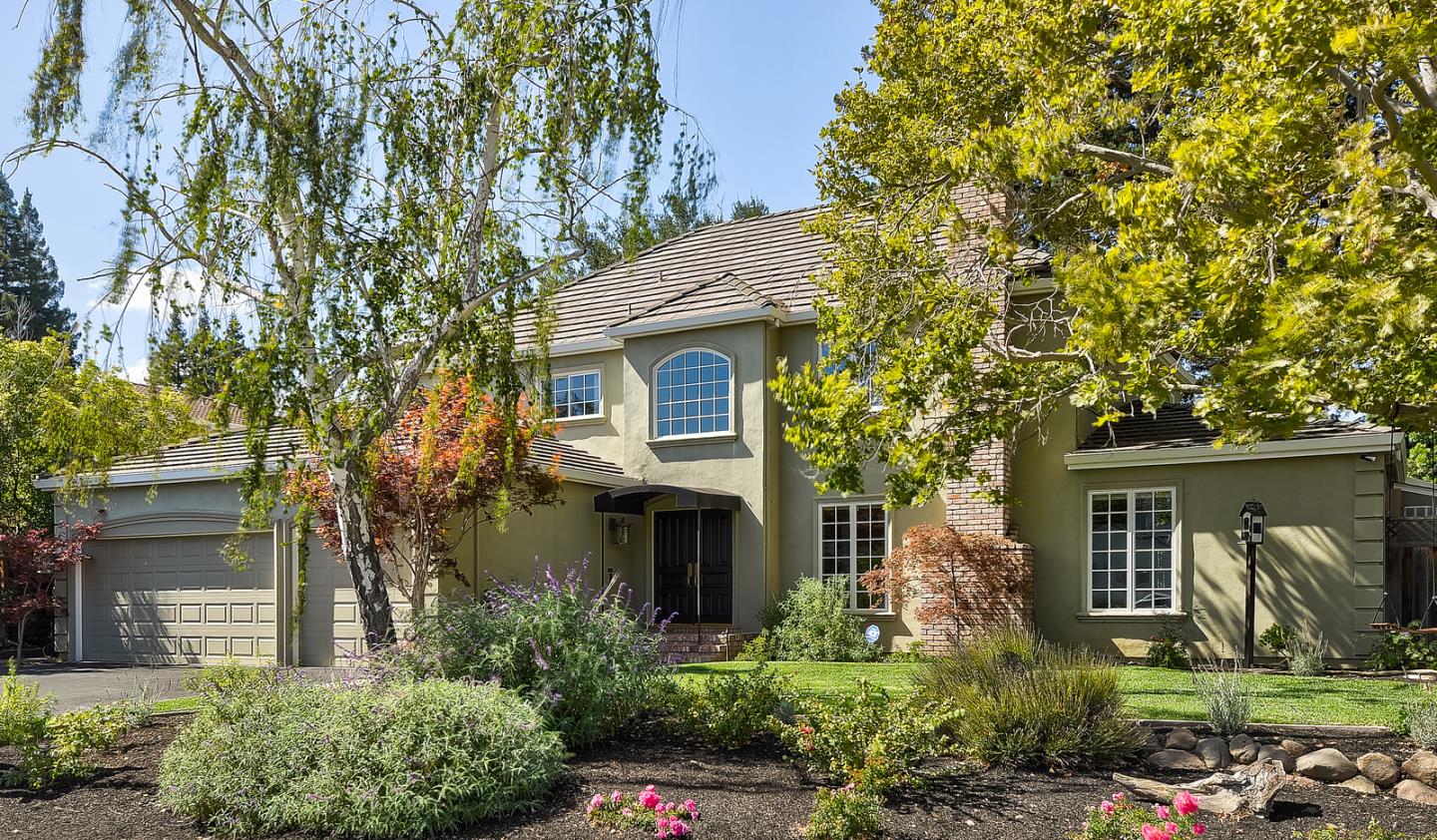 277 Delphi Circle Los Altos, CA 94022 - Photo 28 of 28 front view of a house with a garden