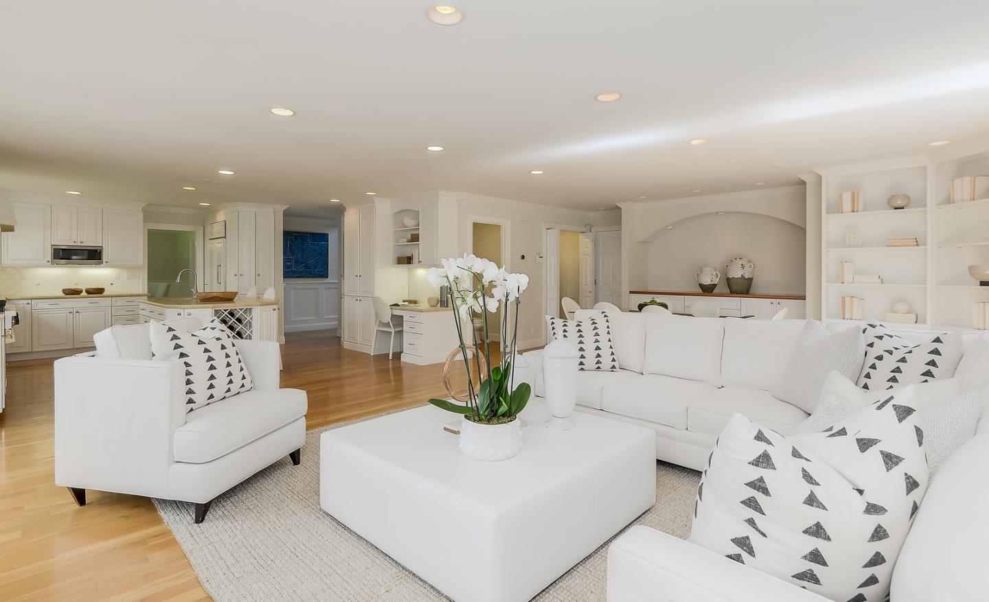 277 Delphi Circle Los Altos, CA 94022 - Photo 10 of 28 a living room with furniture a couch and a potted plant