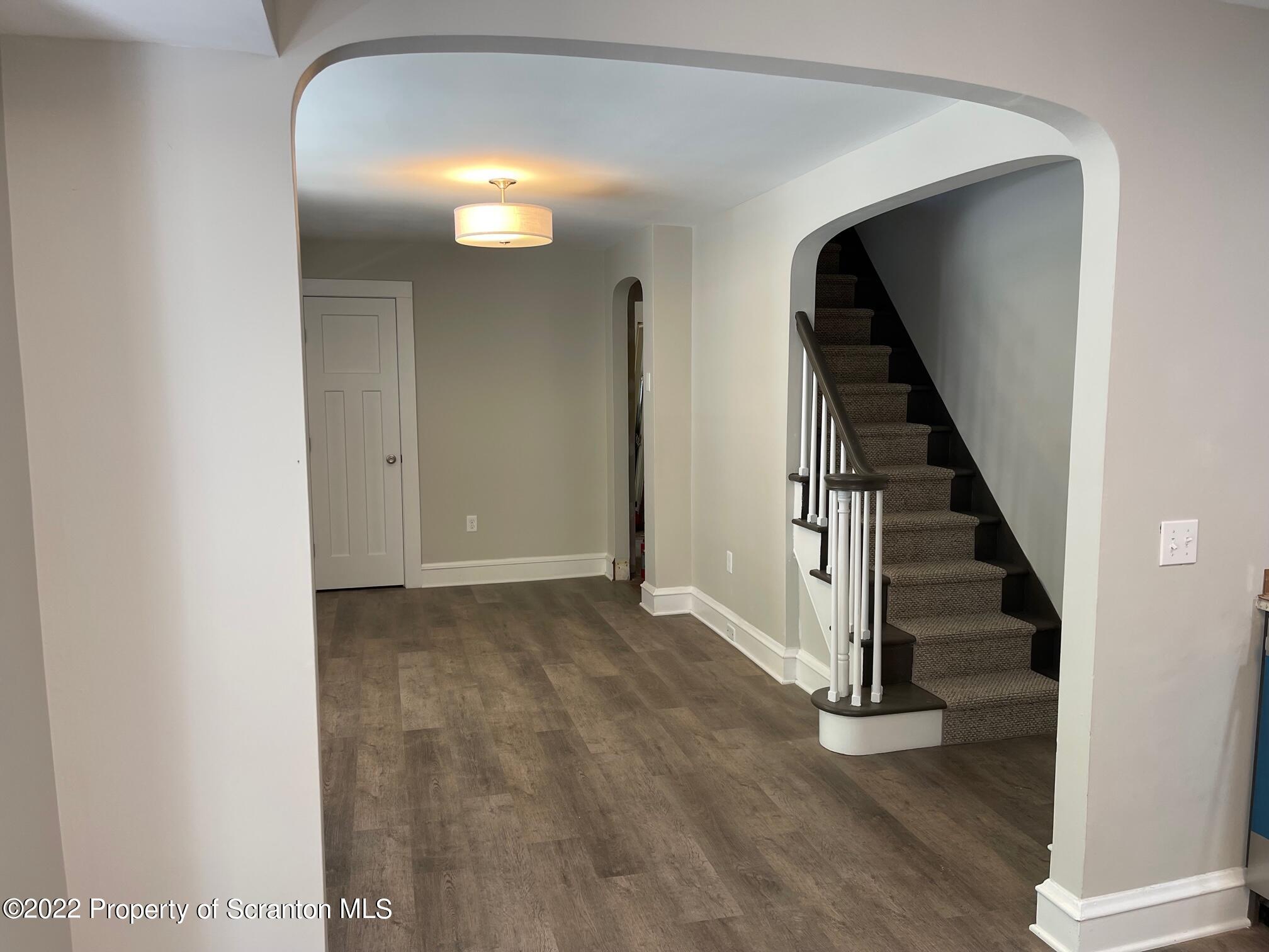 1833 South Webster Avenue Scranton, PA 18505 - Photo 5 of 17 a view of entryway with wooden floor
