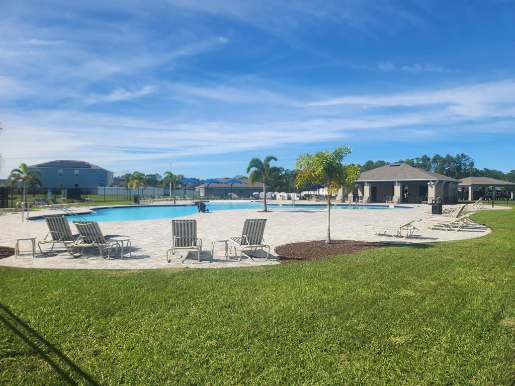 3258 Laurent Loop Davenport, FL 33837 - Photo 25 of 26 a view of a lake with houses in the back