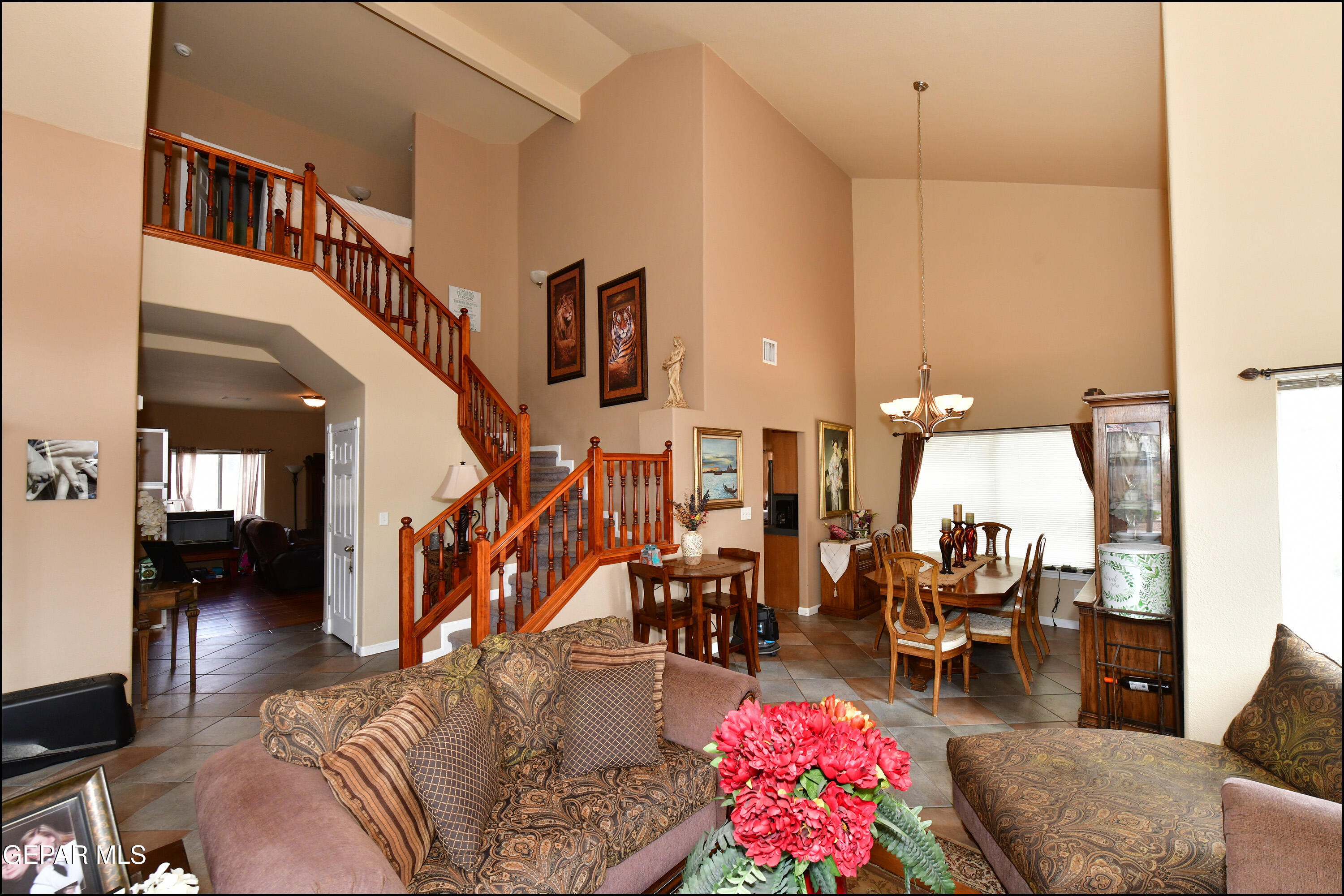 7350 Navidad Way Canutillo, TX 79835 - Photo 7 of 49 a living room with furniture and wooden floor