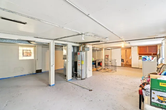 a room with storage and utility