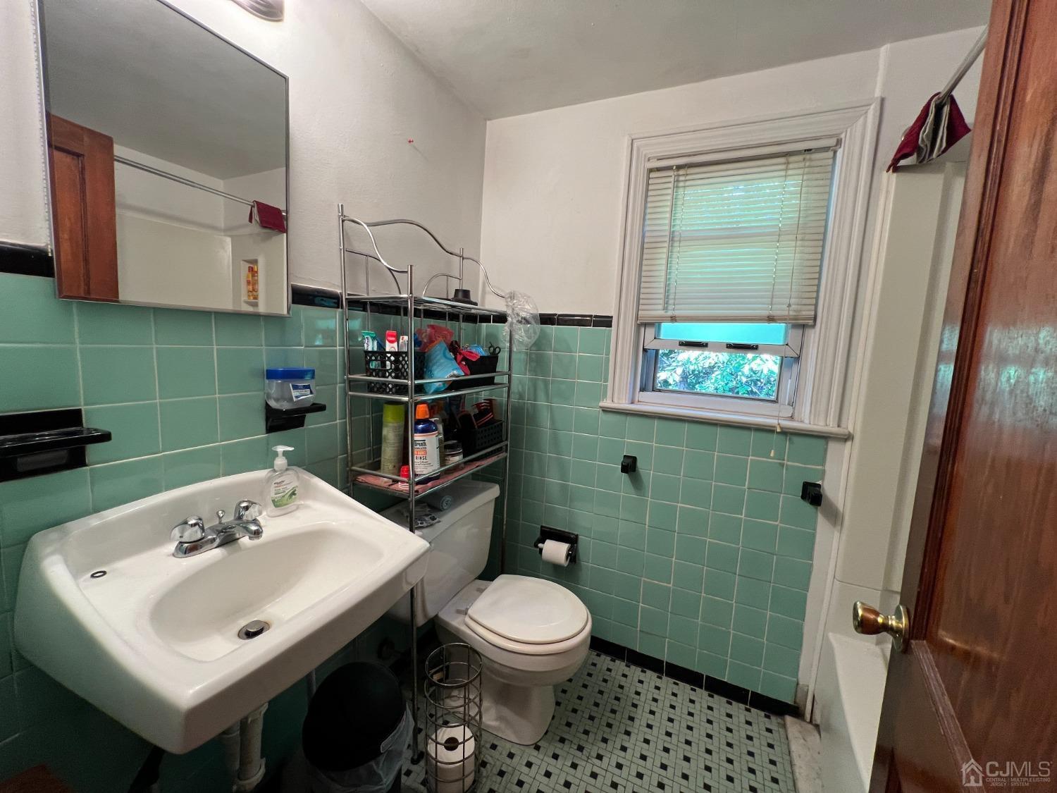 48 Riverview Avenue Edison, NJ 08817 - Photo 17 of 19 a bathroom with a sink a toilet and a mirror