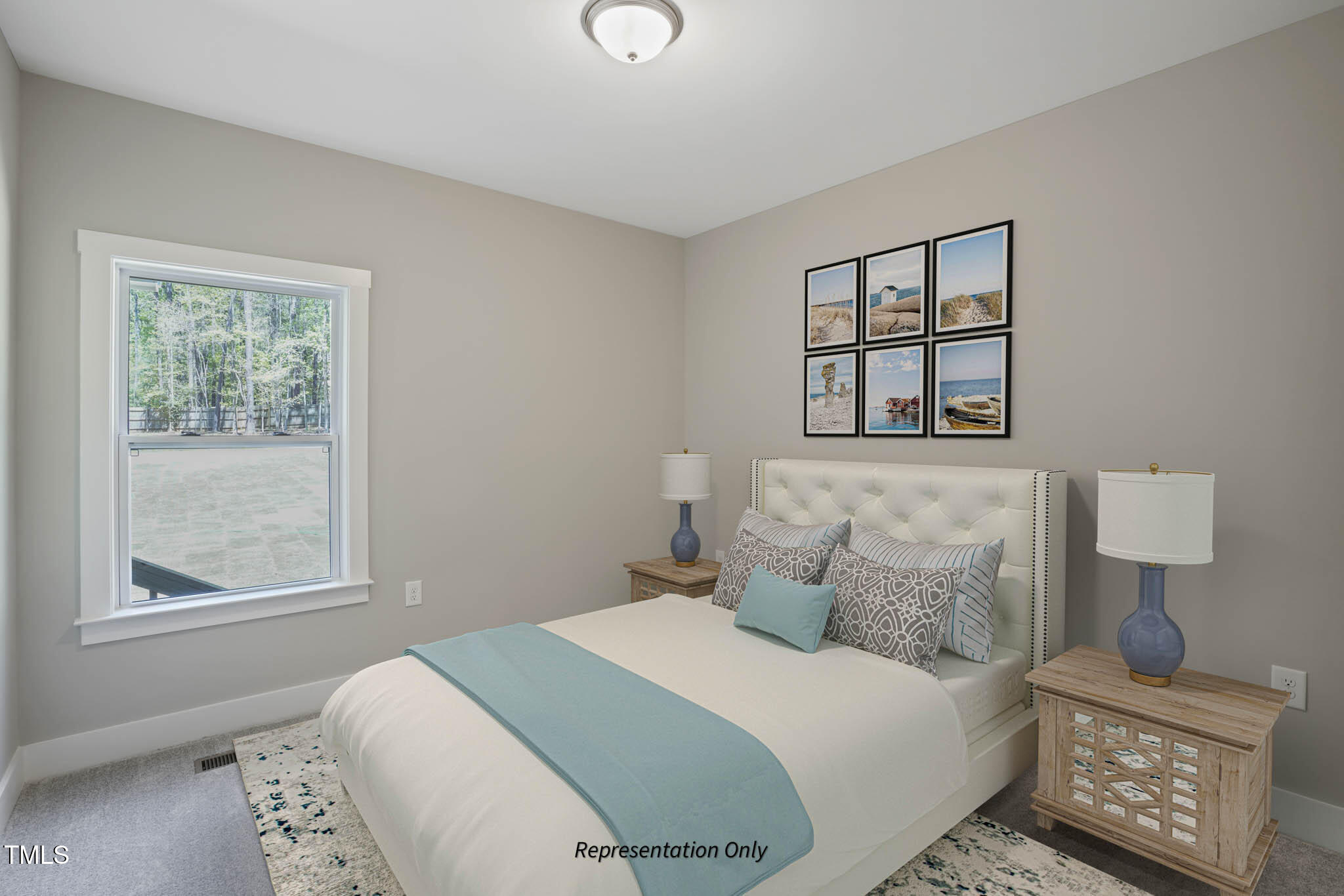 134 Merle Way Zebulon, NC 27597 - Photo 19 of 48 a bedroom with a bed and window