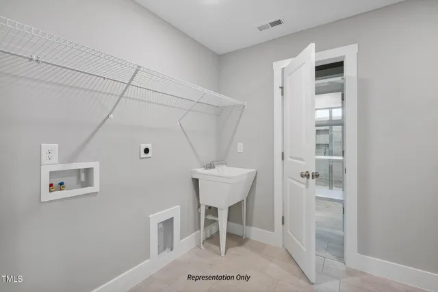 a view of utility room