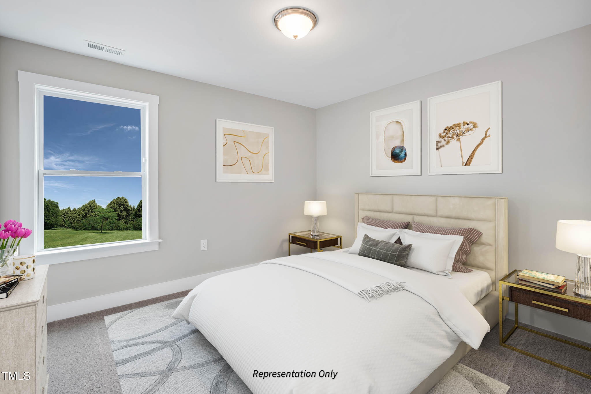 134 Merle Way Zebulon, NC 27597 - Photo 44 of 48 a bedroom with a bed and a window