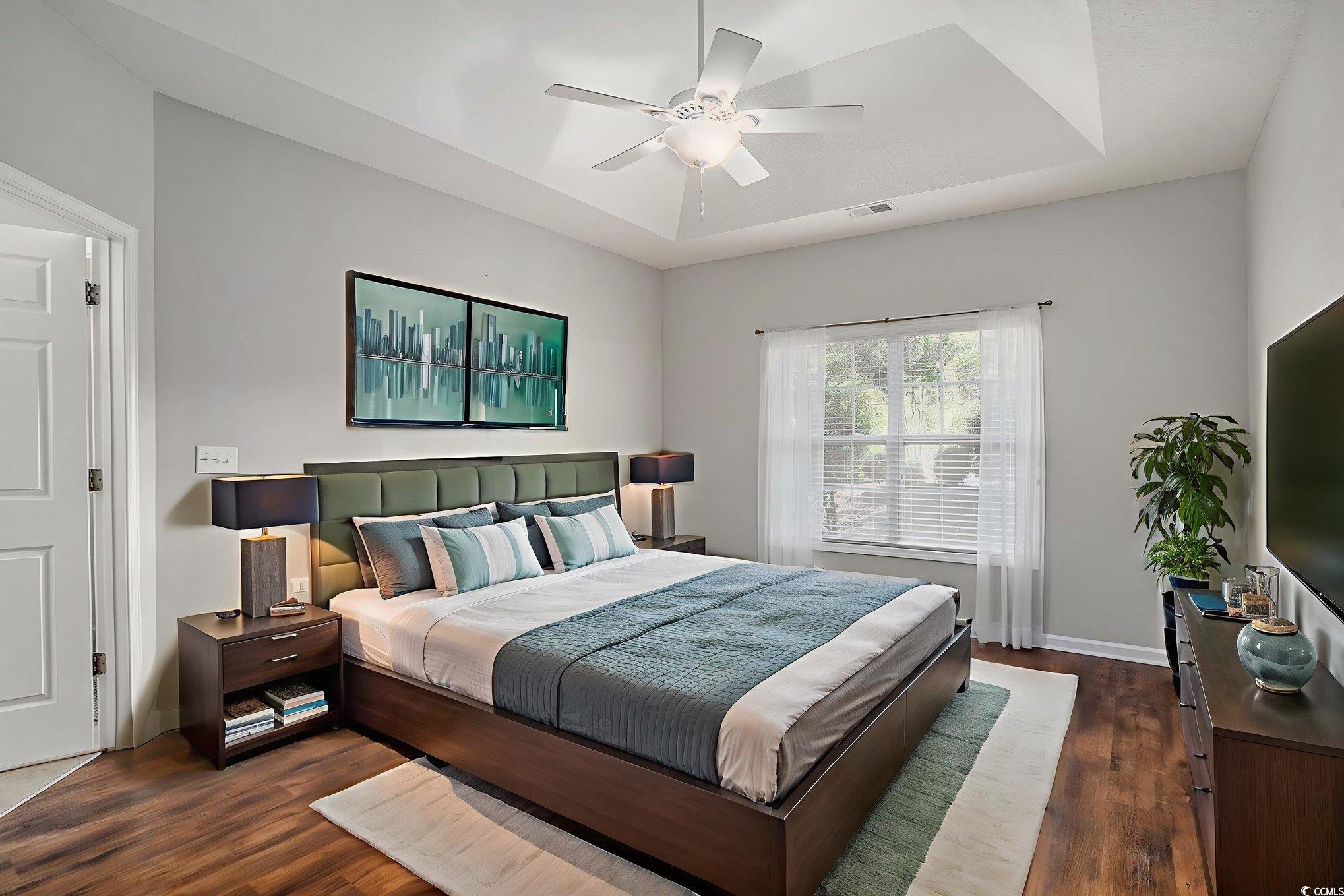 1018 Red Sky Lane, Unit 101 Murrells Inlet, SC 29576 - Photo 5 of 35 Virtually staged - Master Bedroom