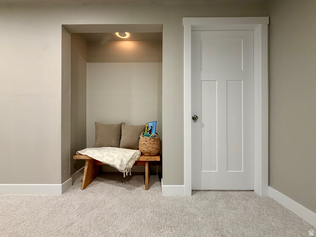 3359 Eurasian Crane Road Clinton, UT 84015 - Photo 44 of 71 Living area featuring baseboards and light carpet