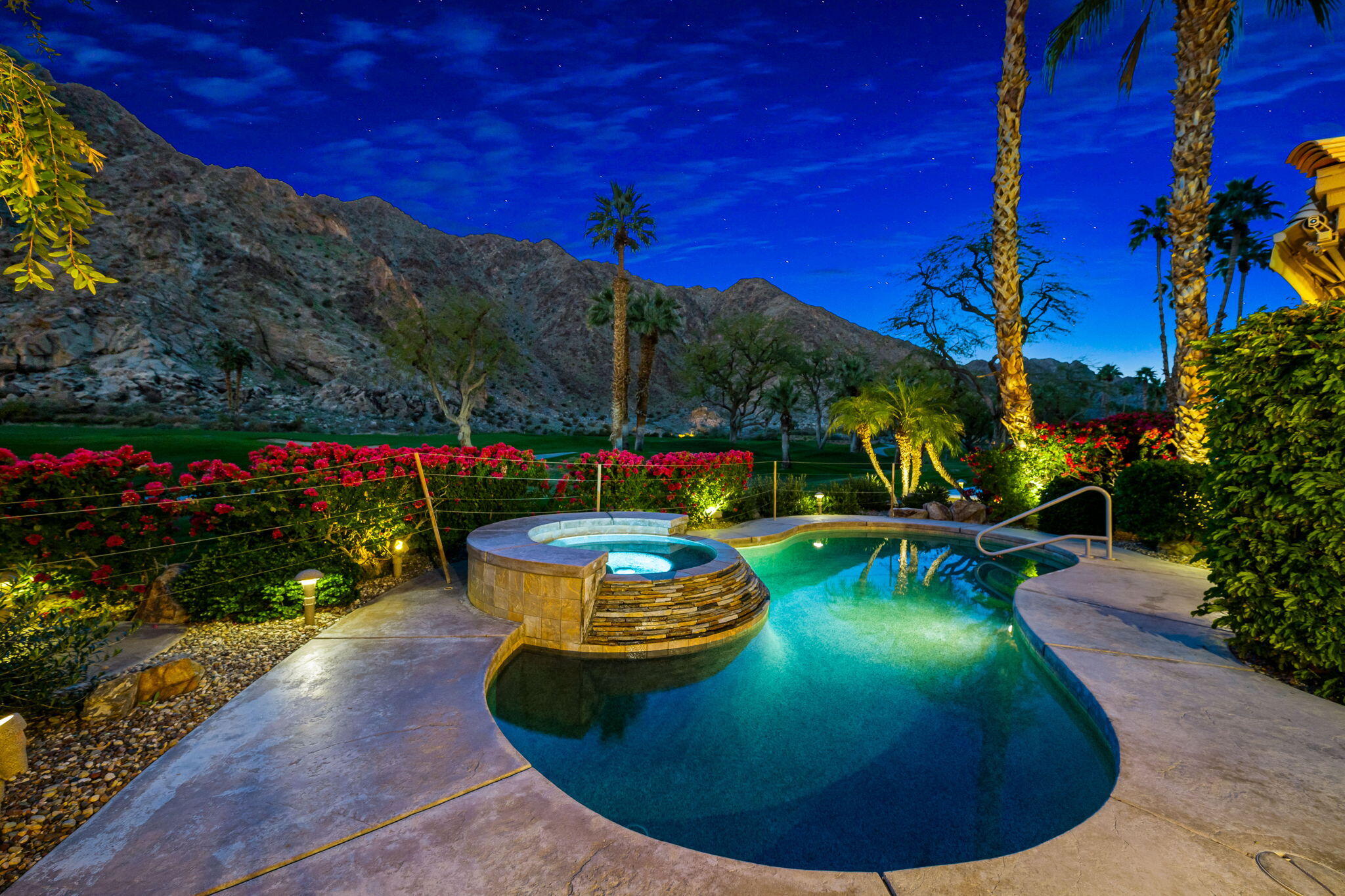 55685 Riviera La Quinta, CA 92253 - Photo 73 of 75 a view of a swimming pool with a patio