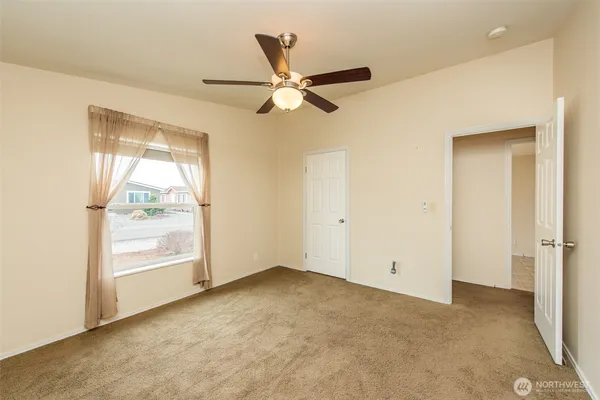a view of an empty room