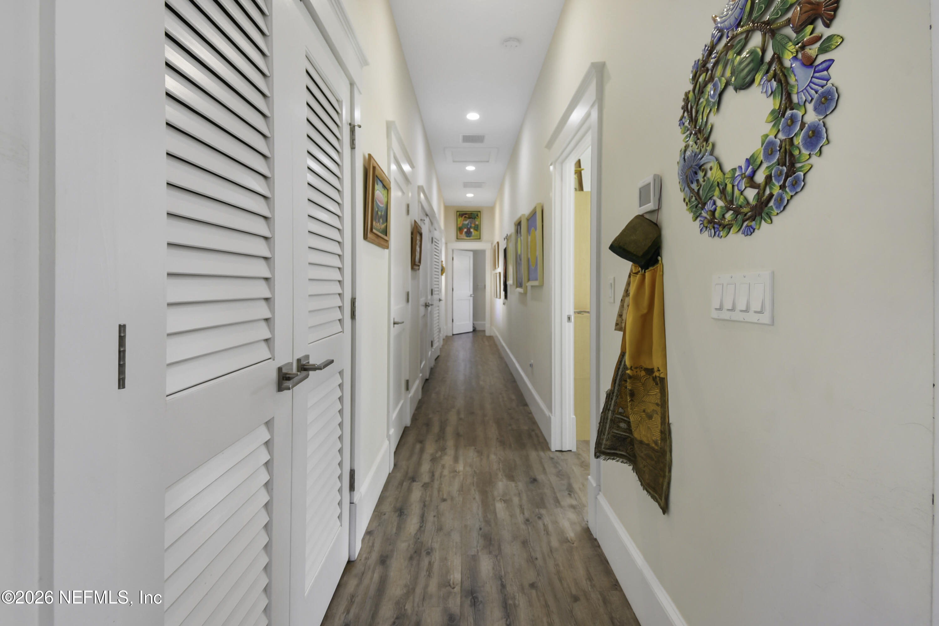 307 St George Street St. Augustine, FL 32084 - Photo 16 of 44 a view of a hallway with wooden floor