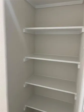 a close view of closet
