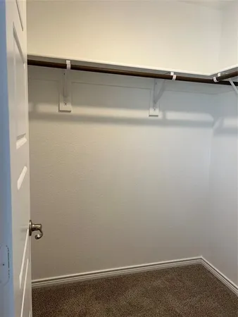 a close view of closet