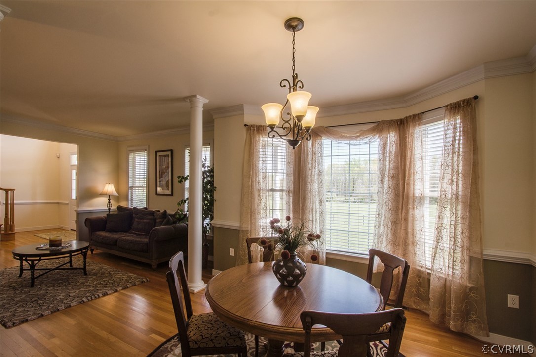 6085 Cartersville Road Powhatan, VA 23139 - Photo 18 of 50 Formal dining room with bay window.