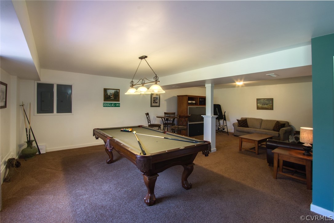 6085 Cartersville Road Powhatan, VA 23139 - Photo 39 of 50 Basement with w-w carpet.