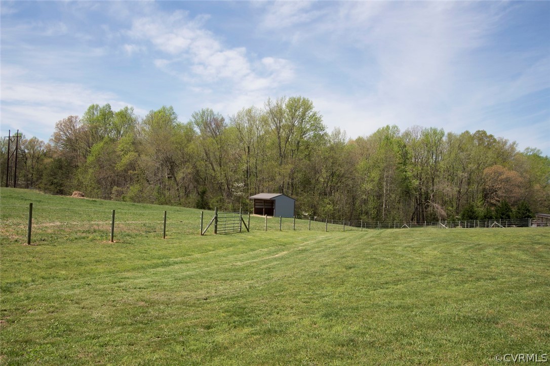 6085 Cartersville Road Powhatan, VA 23139 - Photo 47 of 50 Back yard looking into back pasture with run-in sh