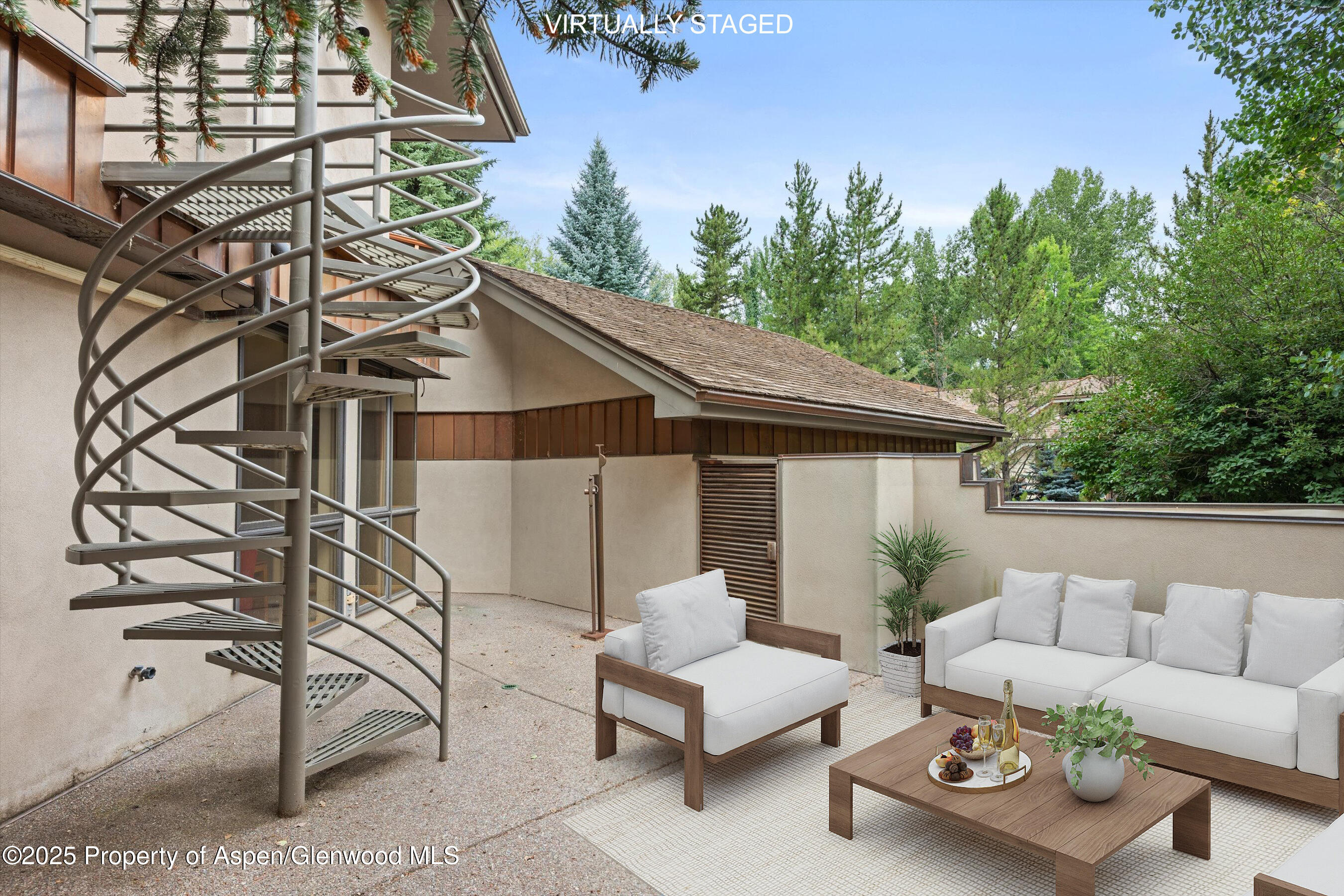 734 West Smuggler Street Aspen, CO 81611 - Photo 31 of 33 Virtually Staged Outdoor Living