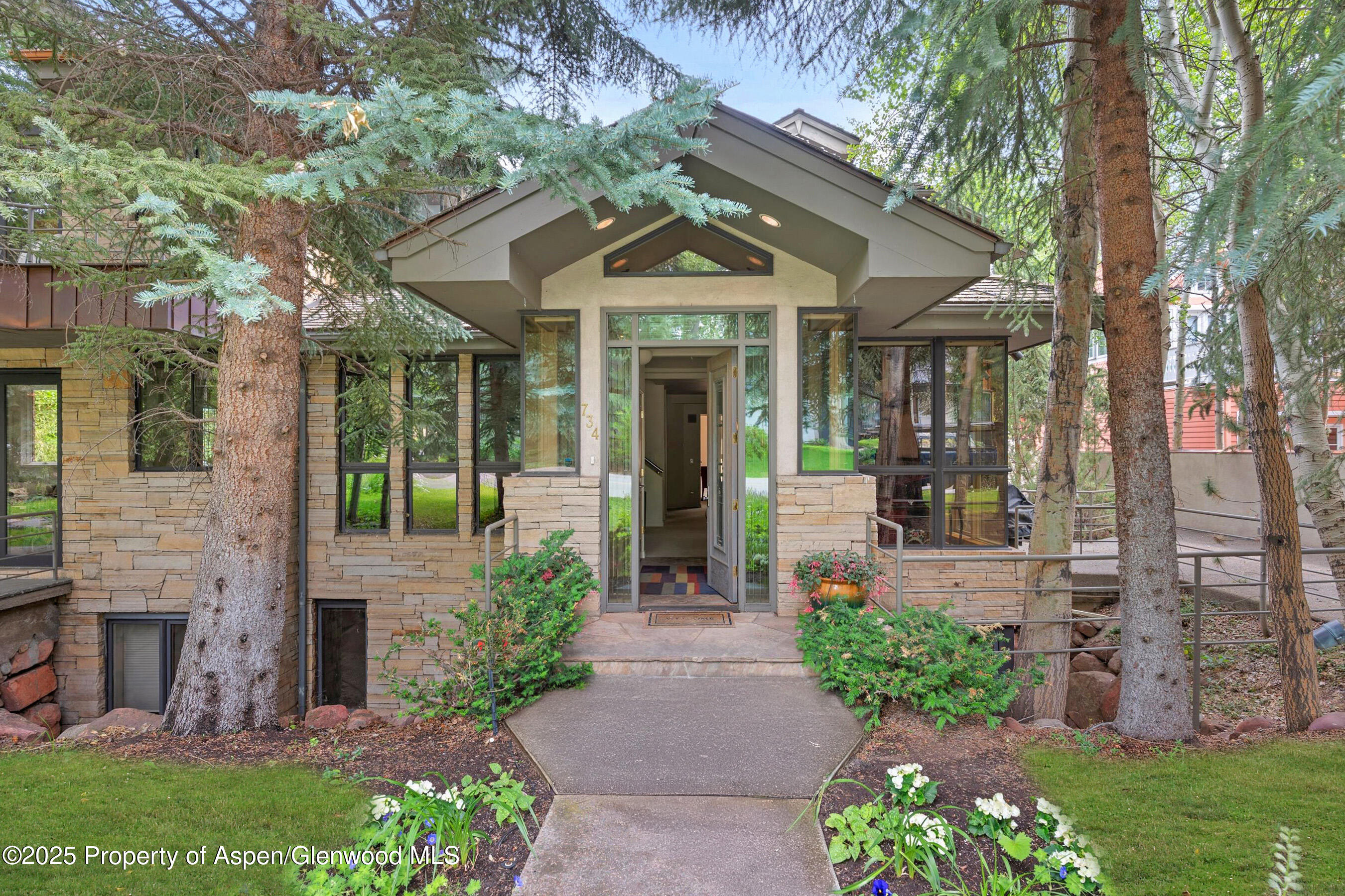 734 West Smuggler Street Aspen, CO 81611 - Photo 33 of 33 Gorgeous Glass and Stone