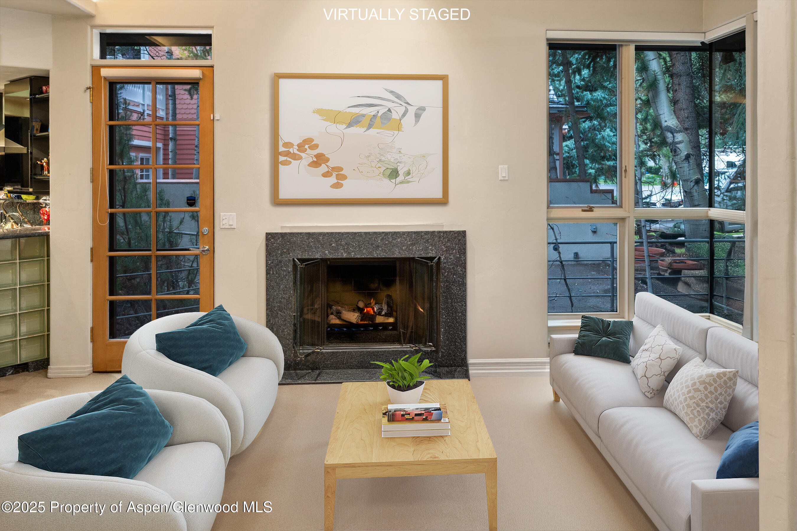 734 West Smuggler Street Aspen, CO 81611 - Photo 7 of 33 Virtually Stage Living Area