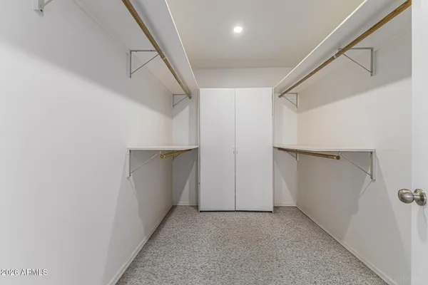 a view of hallway with stairs