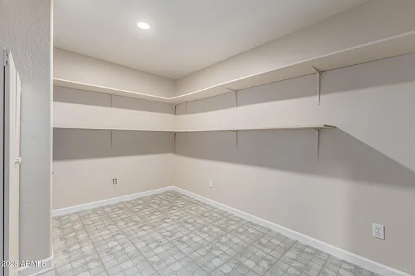 a view of a room with shelf