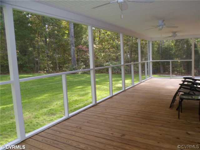 2221 Swamp Fox Road Midlothian, VA 23112 - Photo 9 of 11 Exterior Back - Extremely private rear yard backin