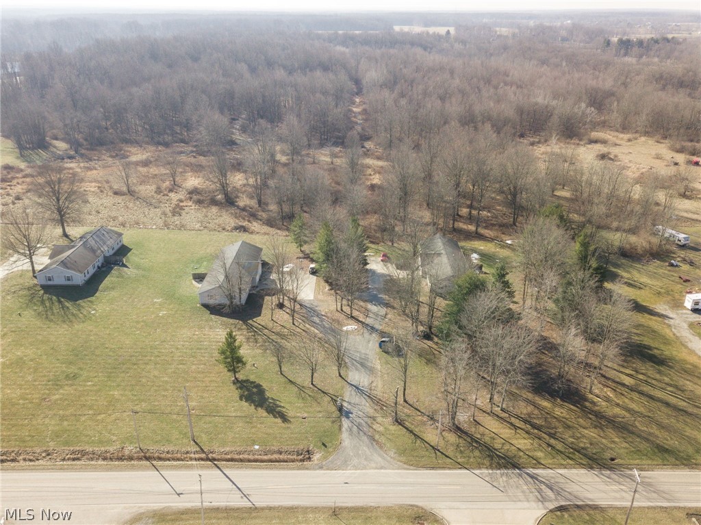 8464-8446 Tallmadge Road Diamond, OH 44412 - Photo 35 of 39 View of rural area featuring a heavily wooded area