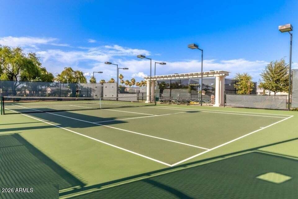 2550 South Ellsworth Road, Unit 46 Mesa, AZ 85209 - Photo 43 of 47 a view of a tennis court
