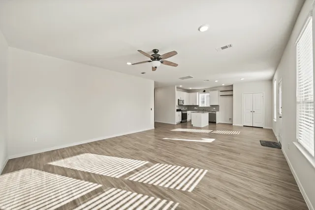 a view of a livingroom with a furniture
