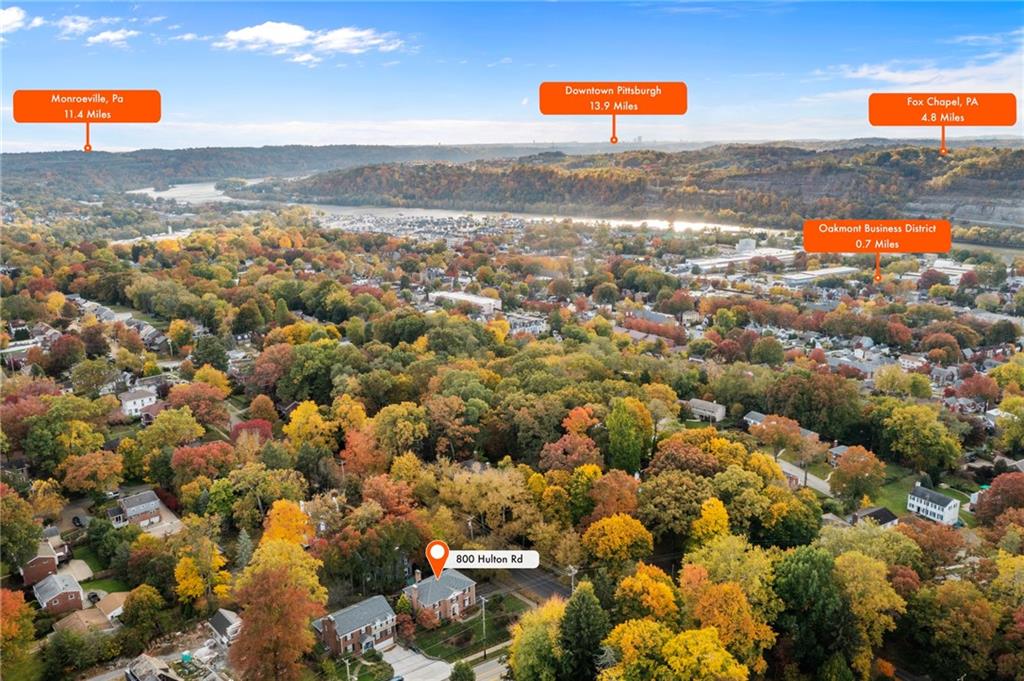800 Hulton Road Oakmont, PA 15139 - Photo 25 of 25 view of city and mountain