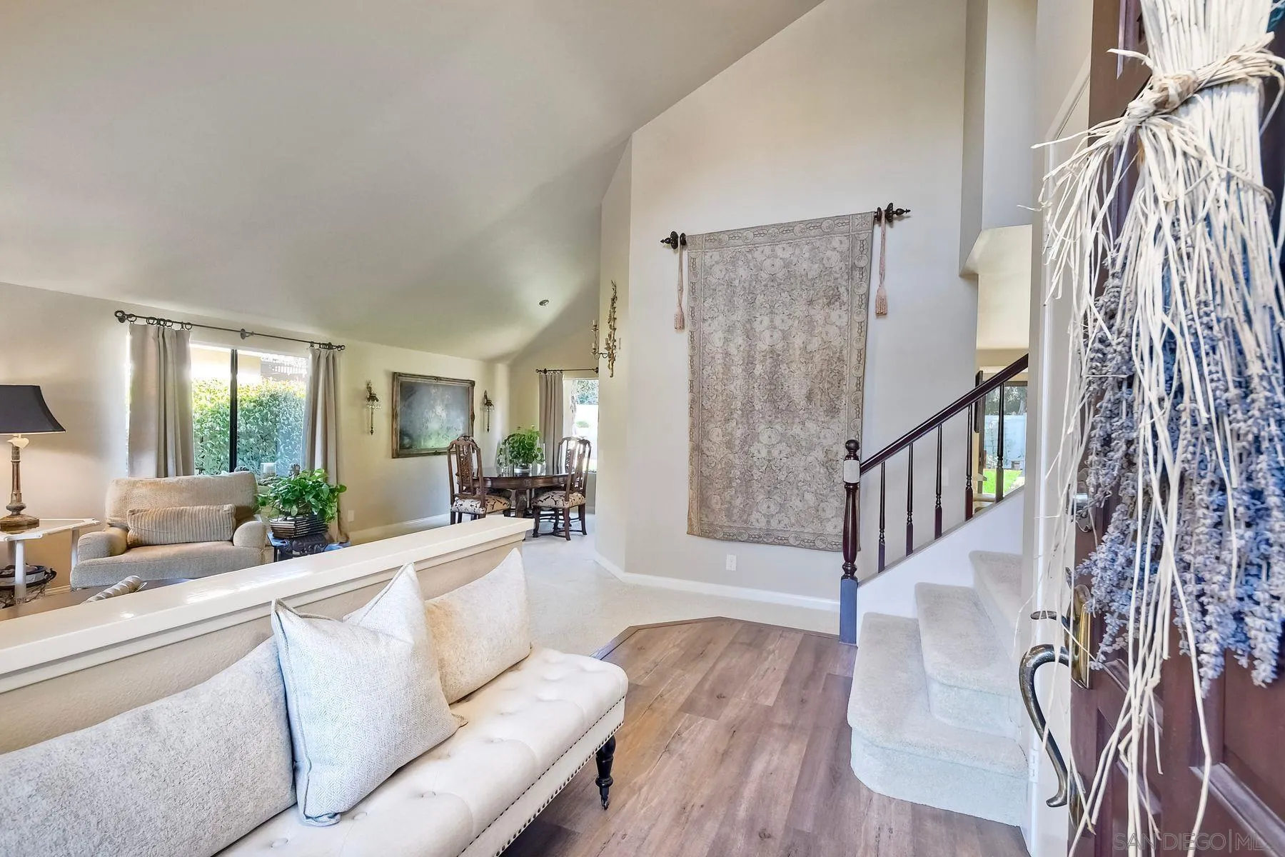 11467 Box Elder Place San Diego, CA 92127 - Photo 4 of 31 a living room with furniture and wooden floor