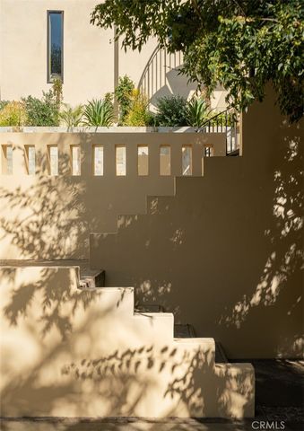 a outdoor space with a couch