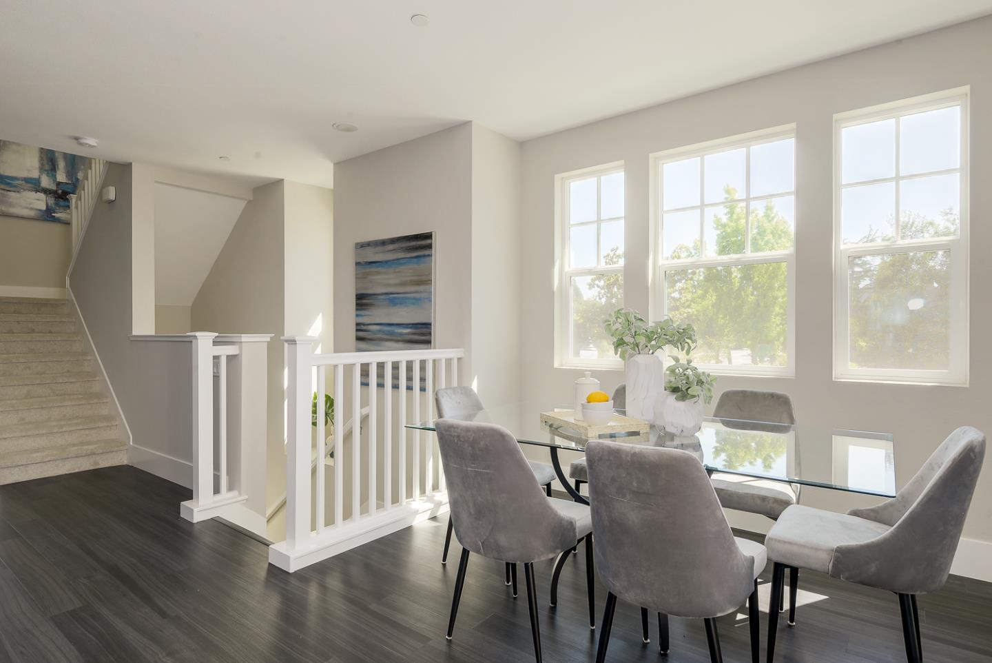 388 Circuit Way Mountain View, CA 94043 - Photo 14 of 26 a view of a dining room with furniture window and wooden floor