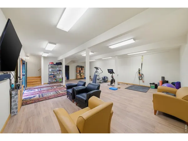 a view of outdoor space with seating area