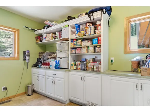 a view of a city with mountain