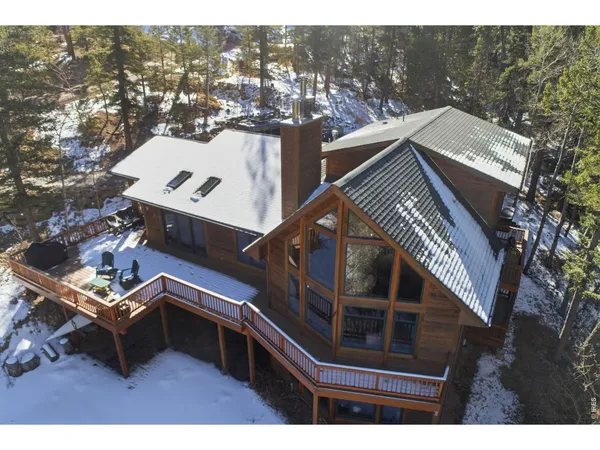 a small house with a outdoor space