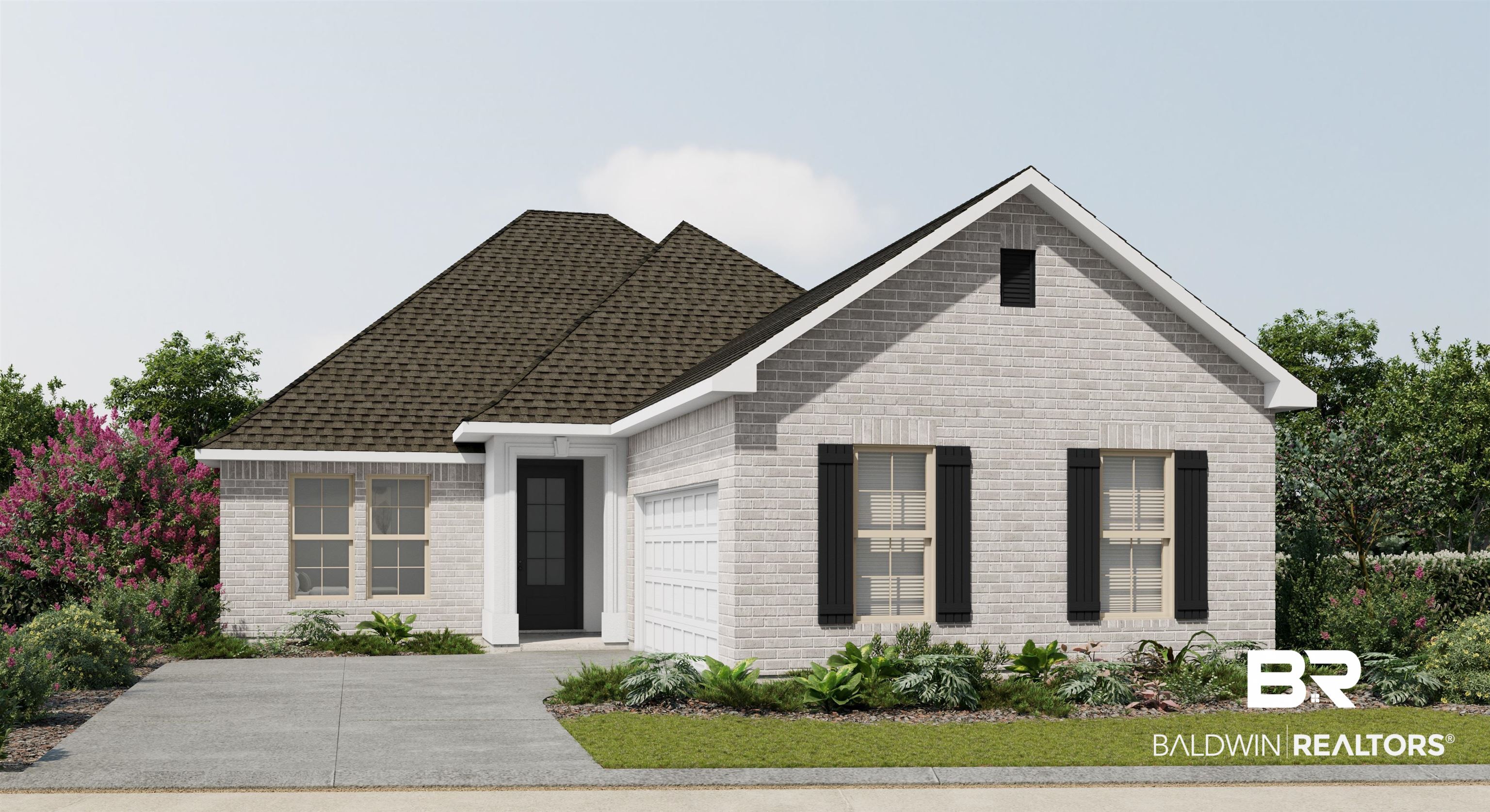 14778 Arrowhead Court Silverhill, AL 36576 - Photo 1 of 2 View of front of property featuring brick siding, driveway, and an attached garage