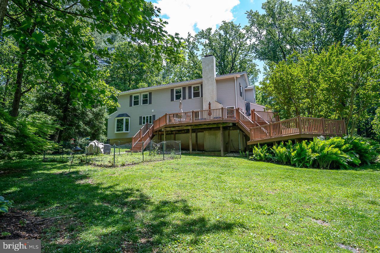 1471 Church Road Malvern, PA 19355 - Photo 62 of 73 VIEW OF HOME & DECK FROM BACK YARD