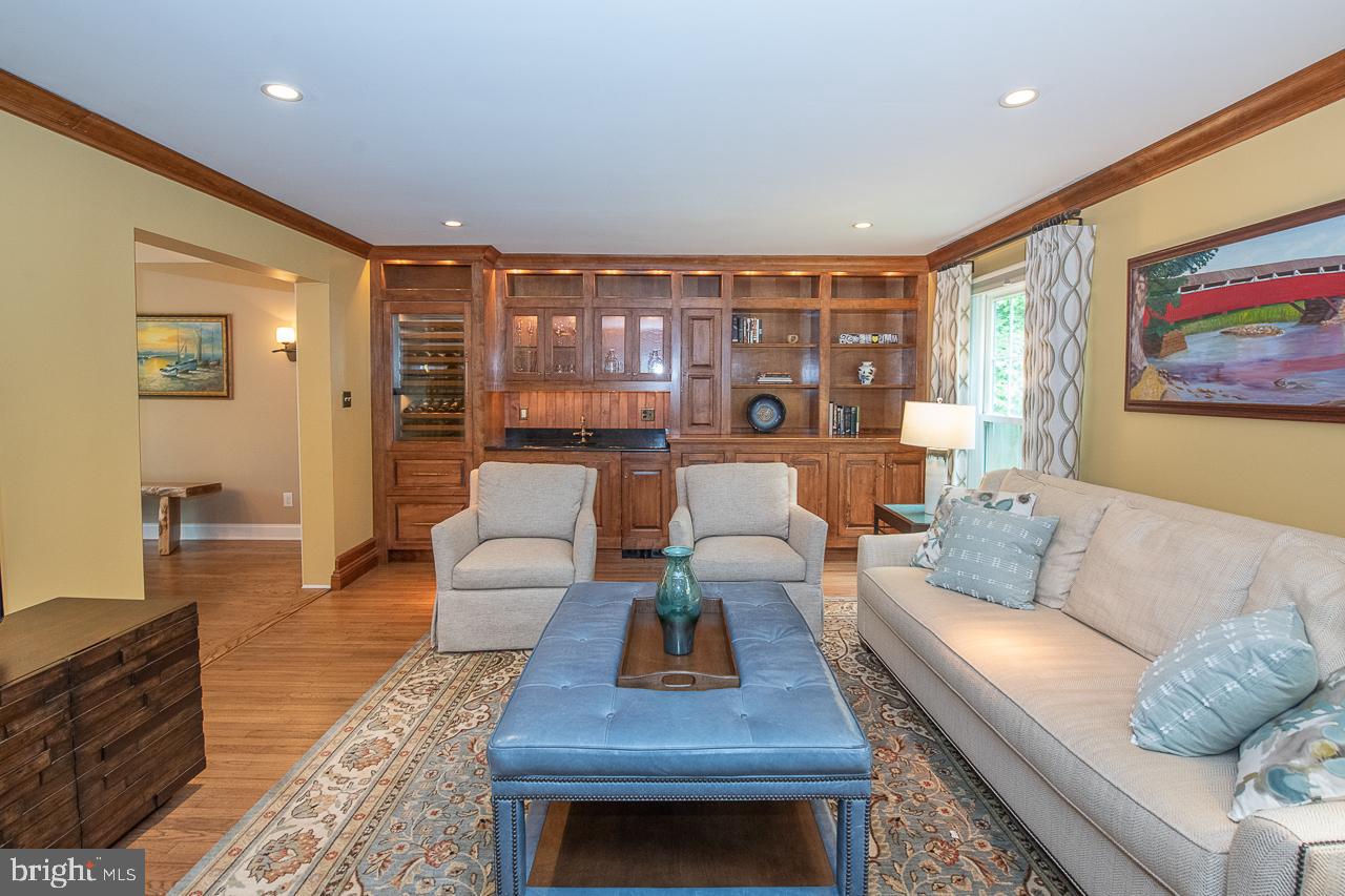1471 Church Road Malvern, PA 19355 - Photo 10 of 73 LIVING ROOM WITH CUSTOM BAR