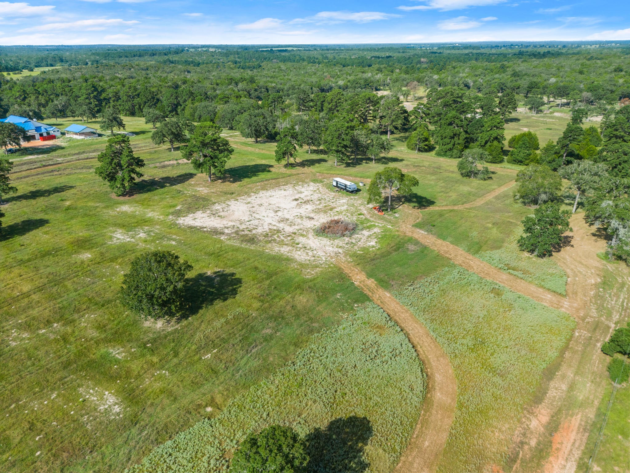 170 Split Oak Road Smithville, TX 78957 - Photo 26 of 31 Vast, open acreage featuring verdant trees and clearings offers abundant development potential.