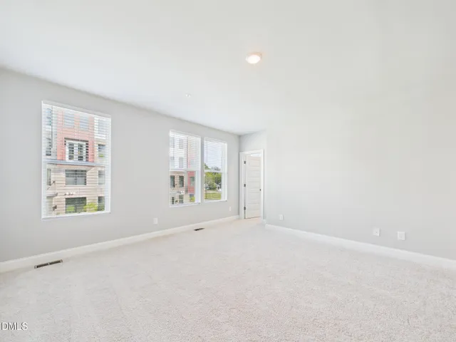 a view of small space with racks on the wall