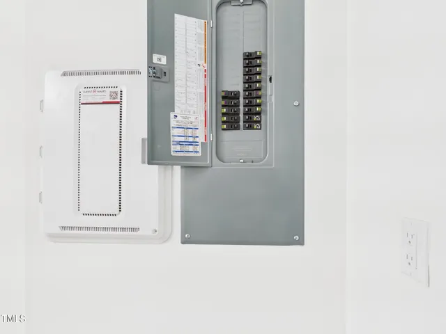 a view of backyard with green space