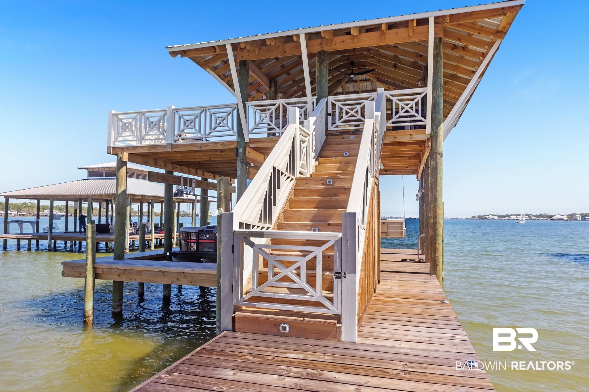 6434 County Road 95 Elberta, AL 36530 - Photo 66 of 99 Dock area featuring stairway and a water view