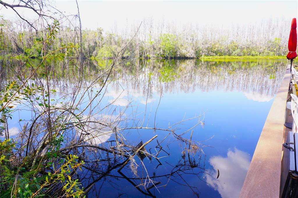 20921 Haulover Cove Road, Unit F5 Lutz, FL 33558 - Photo 29 of 34 a view of a lake with couches in the back